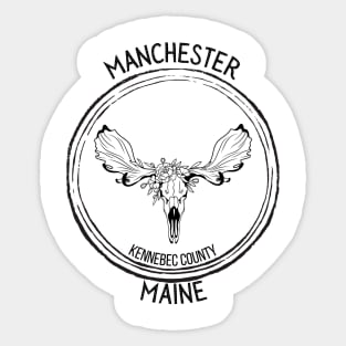 Manchester Maine Moose Sticker